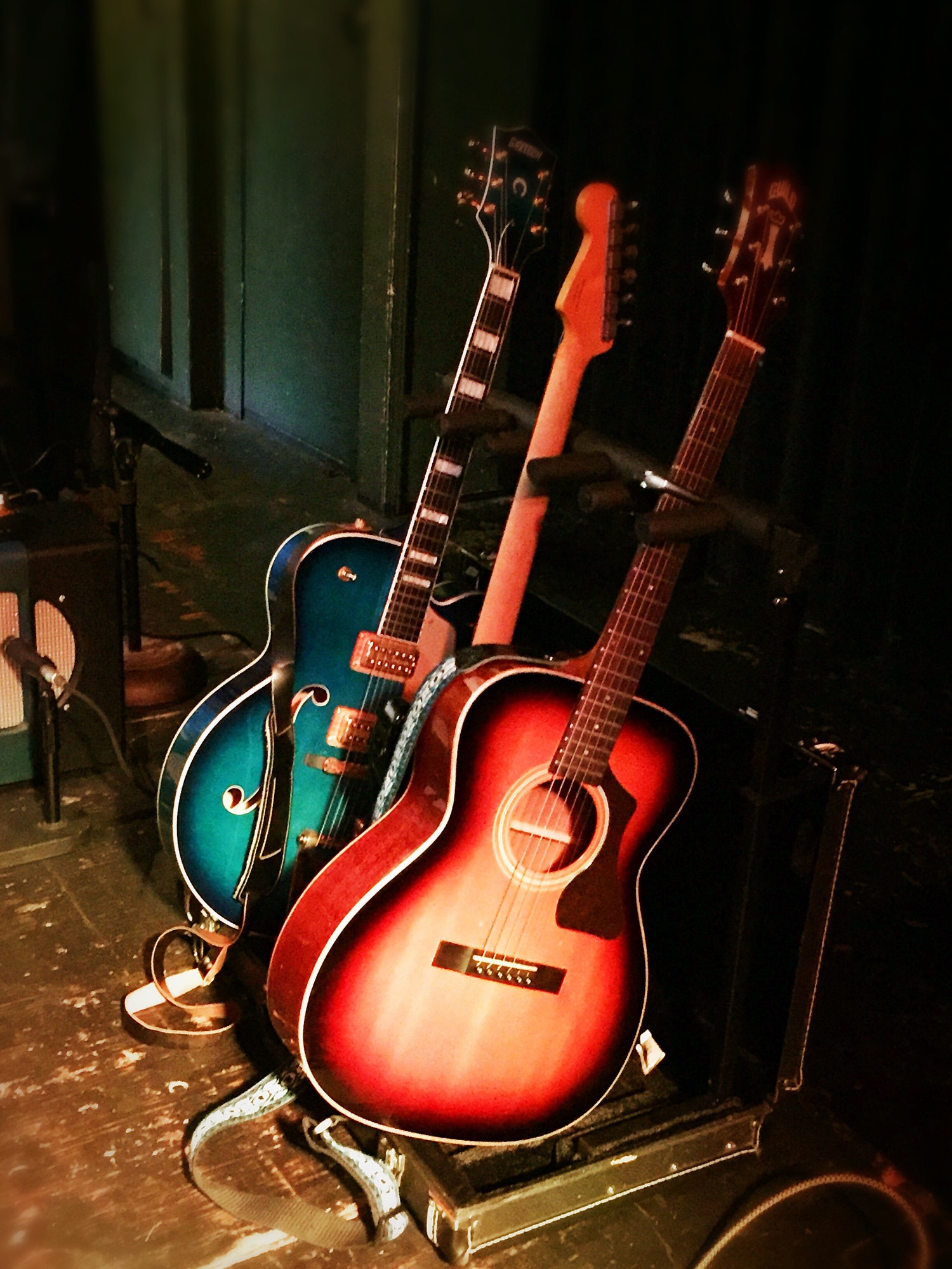 Guitars ready for concert